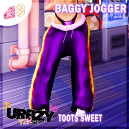 [SENSASIMS x AZHARMOONN] Urbzy Y2K Set - Toots Sweet's Baggy Jogger logo