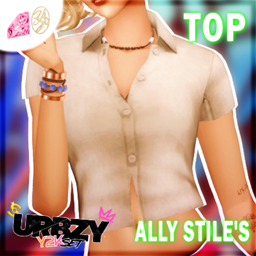[SENSASIMS x AZHARMOONN] Urbzy Y2K Set - Ally STile's Top project image