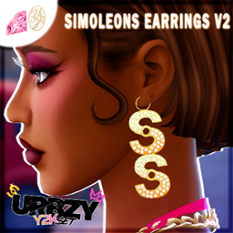 [AZHARMOONN X SENSASIMS] URBZ Y2K  Simoleon Double Hoops project image