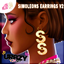 [AZHARMOONN X SENSASIMS] URBZ Y2K  Simoleon Double Hoops logo