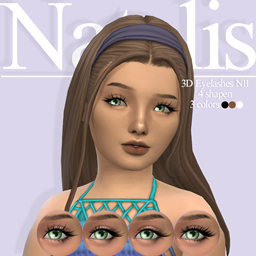 Eyelashes 3D N11 for kidsⁿᵃᵗᵃˡⁱˢ project image