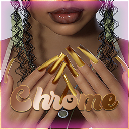 GoldChrome_SquareFullsetNails_AirySeez project image