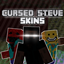 Cursed steve variants logo