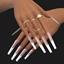 French Super long nails logo