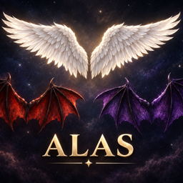 Alas Celestiales: Angel, Demon & Dragon Wings logo