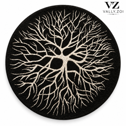 Bird Nest Charcoal Rug [VZ] logo