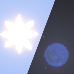 Better Sun & Moon [2026 Remake SonicBoom1320's Take] for Minecraft 1.21 — Shaders screenshot