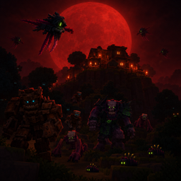Harder Nights – Blood Moons & Hunting Monsters logo