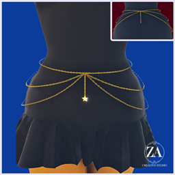 Star Drop Waist Chain logo