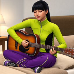 Sit & Play Guitar Mod 🎸| Spanish Translation logo