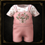 Infant - Sweet floral romper with layered top and bouquet detail logo