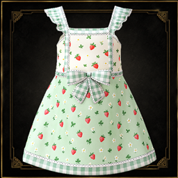 Toddler - Sweet gingham dress with flutter sleeves and bow logo