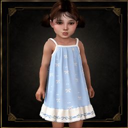 Toddler - Sleeveless summer dress with delicate straps and ruffle hem logo