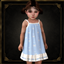 Toddler - Sleeveless summer dress with delicate straps and ruffle hem logo