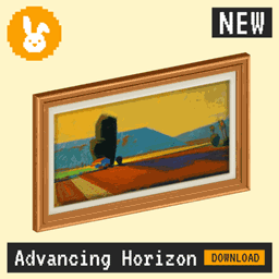 Raster Rabbit: Daily Drop - Advancing Horizon | FUTURE VISIONS Landscape Collection (3 New Paintings)