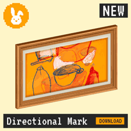 Raster Rabbit: Daily Drop - Directional Mark | FUTURE VISIONS Still Life Collection (3 New Paintings)