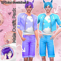 [JBTN] Milk & Cookie Monster Male Outfit project image