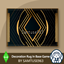 HQ Art Deco Rectangular Dance Rug #1 Samtuse963 logo
