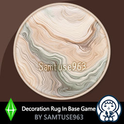 Marble Round Dance Rug #2 Samtuse963