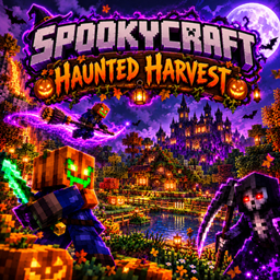 SpookyCraft Haunted Harvest logo
