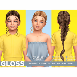 CasualSims - Gloss Hairstyle Children (With Bangs) project image