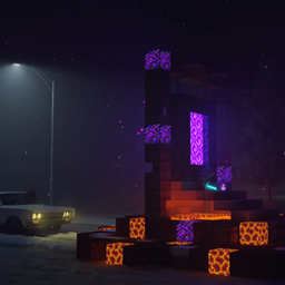 HorizonUIExtension-Nether Portal In Snowy Street project image
