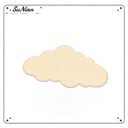 "Cloud Bubble"Cloud rug logo