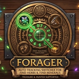 Forager - Herb & Ore Tracker, Auto Track Switcher for Gathering logo