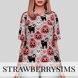 spooky tee by strawberrysims project image