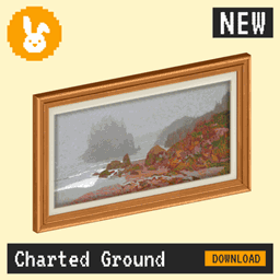 Raster Rabbit: Daily Drop - Charted Ground | FUTURE VISIONS Landscape Collection (3 New Paintings)