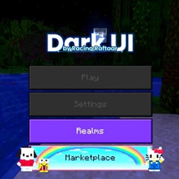 Dark UI - Modern Theme for Minecraft 1.21.130 — Textures screenshot