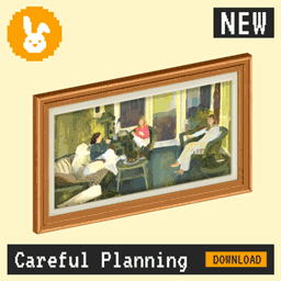 Raster Rabbit: Daily Drop - Careful Planning | FUTURE VISIONS Genre Collection (3 New Paintings)