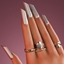 Lipstick Chrome Nails logo