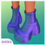 Moondust Chunky Platform Ankle Boots logo