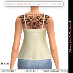 Flowers V10 Tattoo Female logo