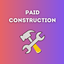 Paid construction  logo