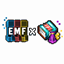 Iron's Spells 'n Spellbooks X EMF logo