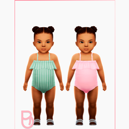 Infant Swimsuit - Coconuts - Girl project image