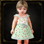 Infant - Charming gingham dress with bow and flutter sleeves logo