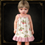 Infant - Airy sundress with thin straps and contrast frill hem logo