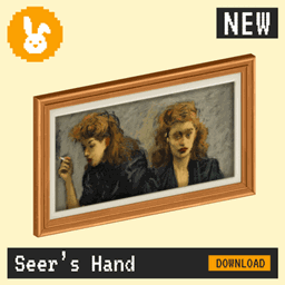 Raster Rabbit: Daily Drop - Seer's Hand | FUTURE VISIONS Portrait Collection (3 New Paintings)