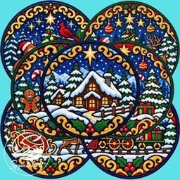 Yuletide Village Rug Collection project image