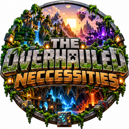 The Overhauled Neccessities logo