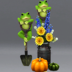 frog flower pot project image