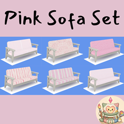 Blush & Velvet - Pink Living Room Sofa Set project image