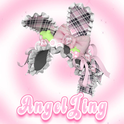 【AngelJing】 Strawberry Plaid Bunny Ear Headband logo