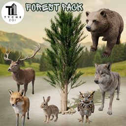 Forest Animals + Pine Tree Set project image