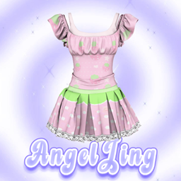 【AngelJing】Strawberry Lace Skirt logo