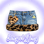 【AngelJing】Leopard Heart Denim logo