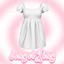 【AngelJing】Peter Pan Collar Puff Sleeve Top logo